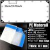 85% Clear PE Rainproof Cloth Home Window Transparent Windproof Screen Keep Warm Film Outdoor Pergola See Through Tarp Curtain