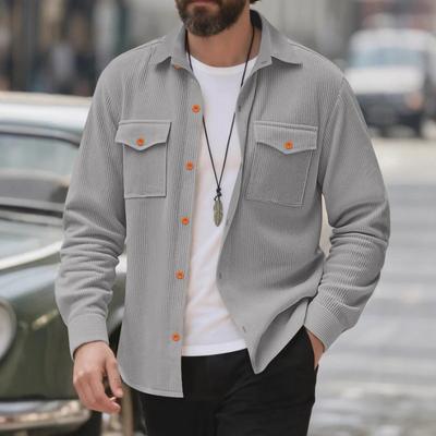 2025 Herbst und Winter Neues Langarmhemd Lässig Revers Locker Jacke
