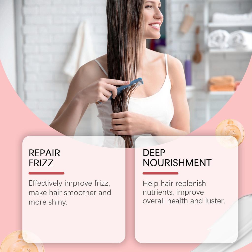 Hair Mask, Batana Hair Oil, Promotes Hair Growth, Deep Conditioning, Hair Mask Repairs Dry, Damaged And Frizzy Hair For All Hair Types