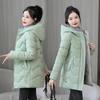 Women Winter Coat Jacket Warm Down Cotton Parkas Ladies Mid-Length Hooded Cotton Padded Coats Female Jackets Overcoat