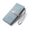 PU Buckle Women's Long Wallet Simple Large Capacity Women's Handbag