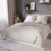 GRACE Satin Bedding - Beige Damask Ornament - 160x200cm