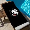 F-felix die süße C-Katze Handtuch Strand Schnelltrocknend Weich Poolhandtücher Geschenk für Reise Fitnessstudio Dusche Camping Sport