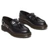Dr. Martens Leather Comfortable Versatile Loafers Unisex Loafers Black 31597001