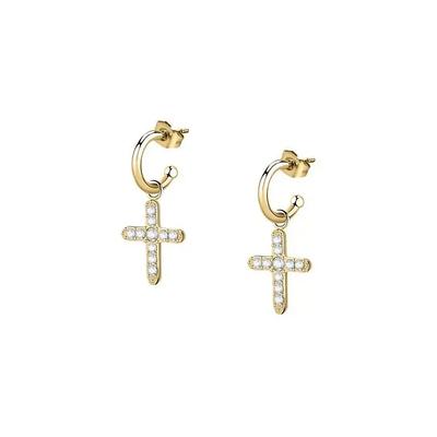 Passioni Gold Tone Stainless Steel SAUN08 Women's Earrings
