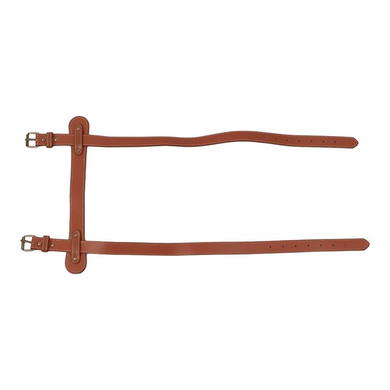 

PU Leather Blanket Carry Strap, Adjustable Buckles Tear Resistant Portable Durable Yoga Mat Straps for Camping Picnics Beaches коричневый