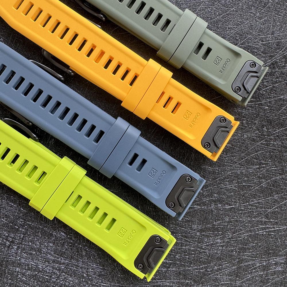 22/26mm Silicone Watch Strap For Garmin Fenix 8 Pro 8 7X/Instinct 2X/Tactix 8 7/Forerunner 965/Enduro 3 Replacement Watch bands