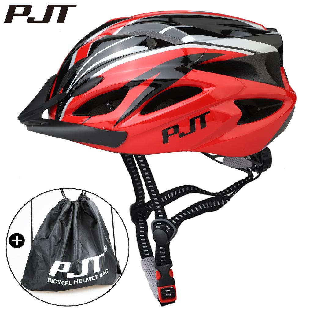 Pmt Cycling Helmet Comfort Lining Lightweight Hollow Riding Safety Cap Head Protection Bicycle Mtb Helmets Men Women Bike Helmet
