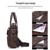 Pánská business casual kabelka aktovka - crossbody taška přes rameno pro kancelář a cestování
