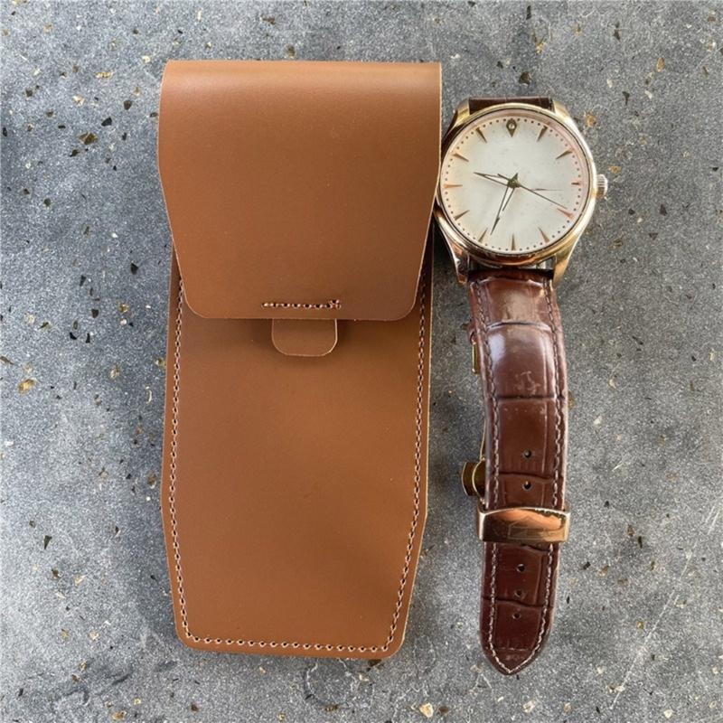 Elegant Waterproof Dustproof Watch Organizers Storage Bag with Adjustable Strap for Jewelry and Watches Home Use