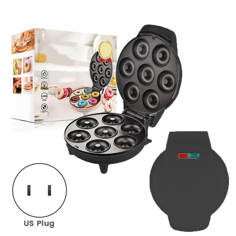 Good-Electric Mini Donut Maker Machine Non-Stick Coated Breakfast Snacks Desserts Kitchen Appliance
