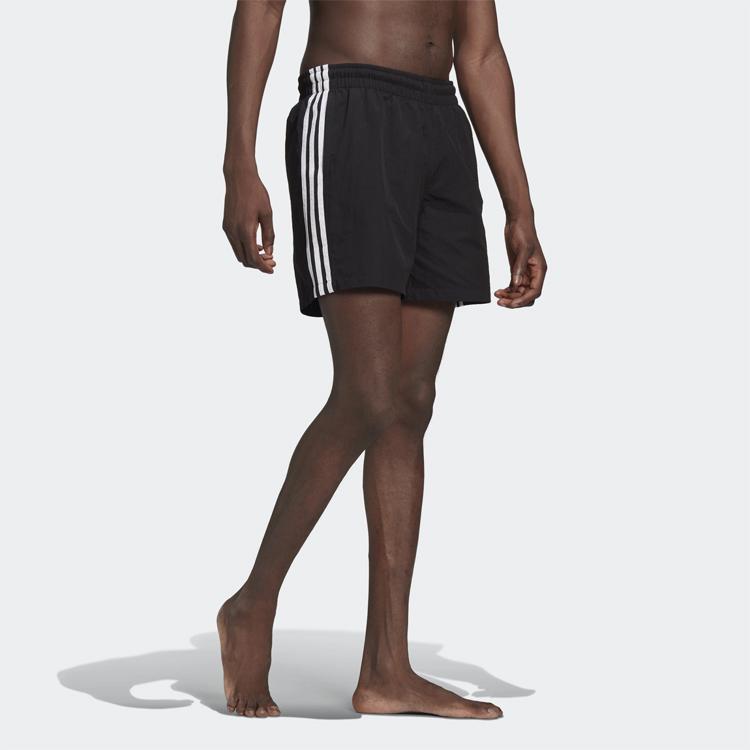 Adidas Sports Elastic Waist Casual Shorts Men Bottoms Black GN3523