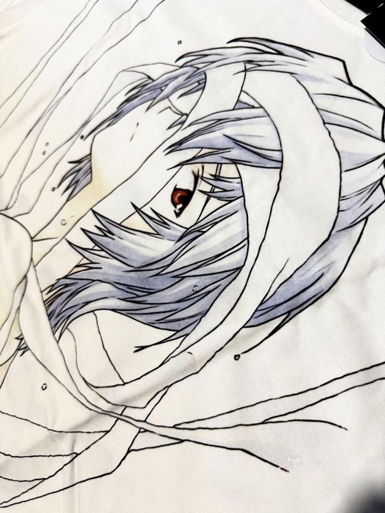 [USED] Evangelion Ayanami Rei Anime T-shirt XL Size