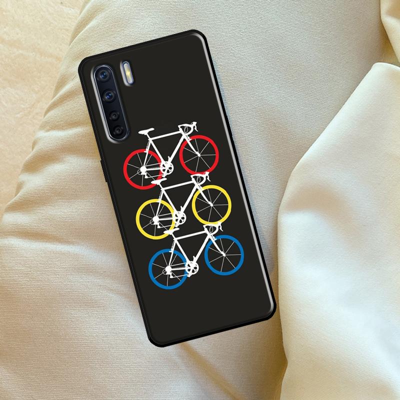 Bike Bicycle Cycling Case For Oppo A60 A80 A40 A15 A16 A17 A57 A94 A74 A54 A76 A96 A18 A38 A58 A78 A98 A6 A5 Pro