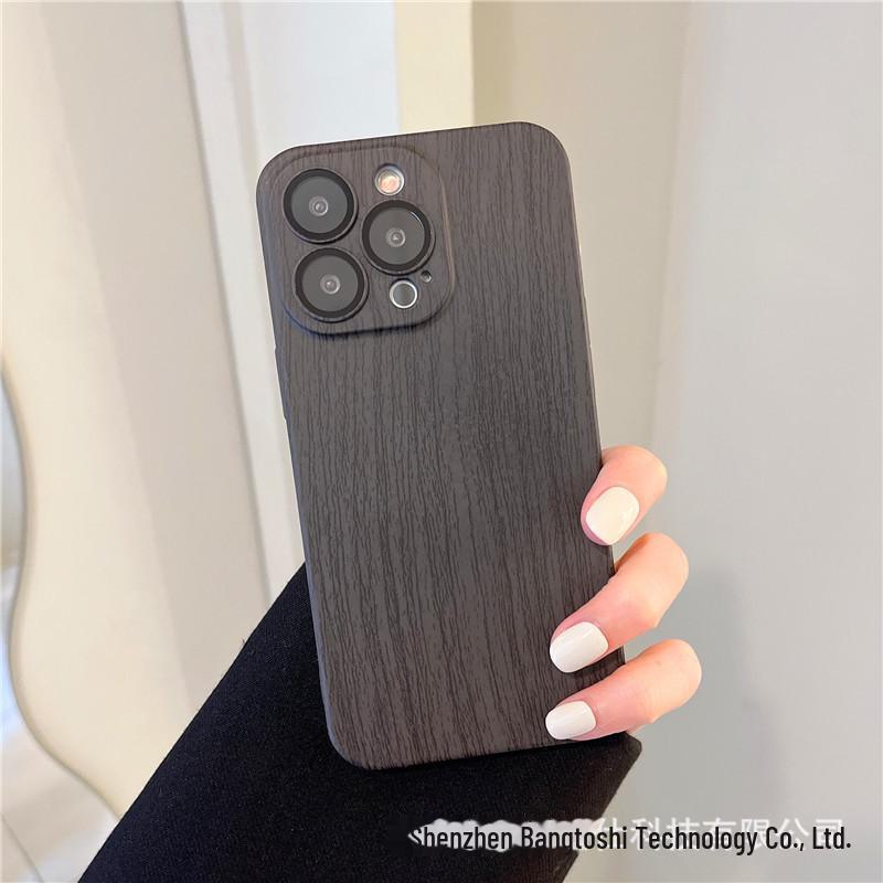 

Чехол для iPhone 15 Pro Max из орехового дерева с жесткой оболочкой и защитой линз iPhone 15