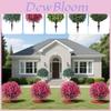 Simulated Cypress Poplar Eucalyptus Lavender Violet With Pointed Plug Bonsai For Home Decor And Wedding Centerpieces