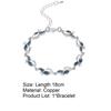 Bracelet Dolphin Charm Jewelry Gift Alloy Women Fashion Dolphin Chain Bracelet for Banquet Party