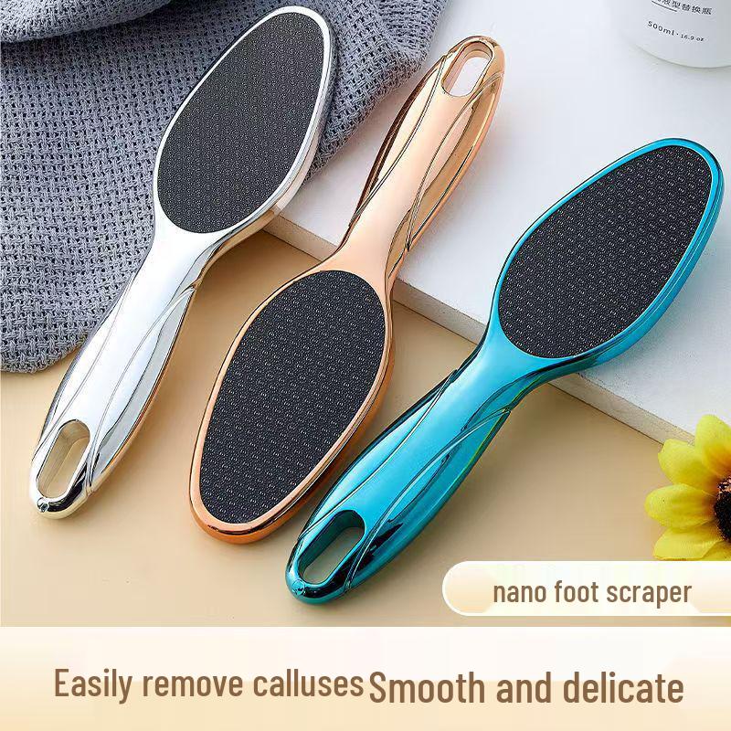 Nano Glass Foot Scrubber: Pedicure Tool for Dead Skin and Calluses on Heels