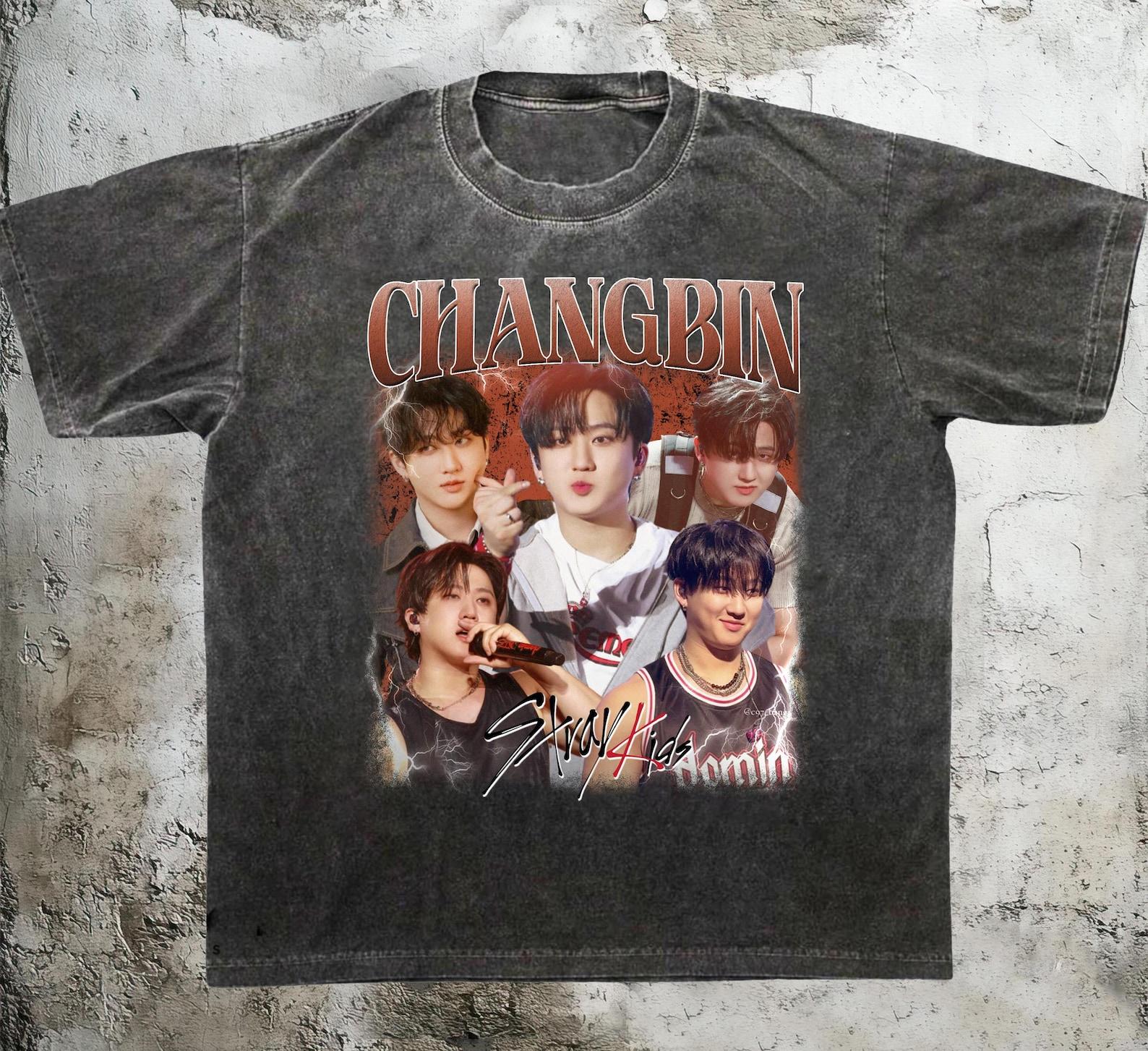 Changbin Stray Kids T-Shirt, Dominate World Tour 2025 Tee XL