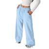 Unisex Kids Color Loose Fit Wide Leg Sweatpants Casual Joggers