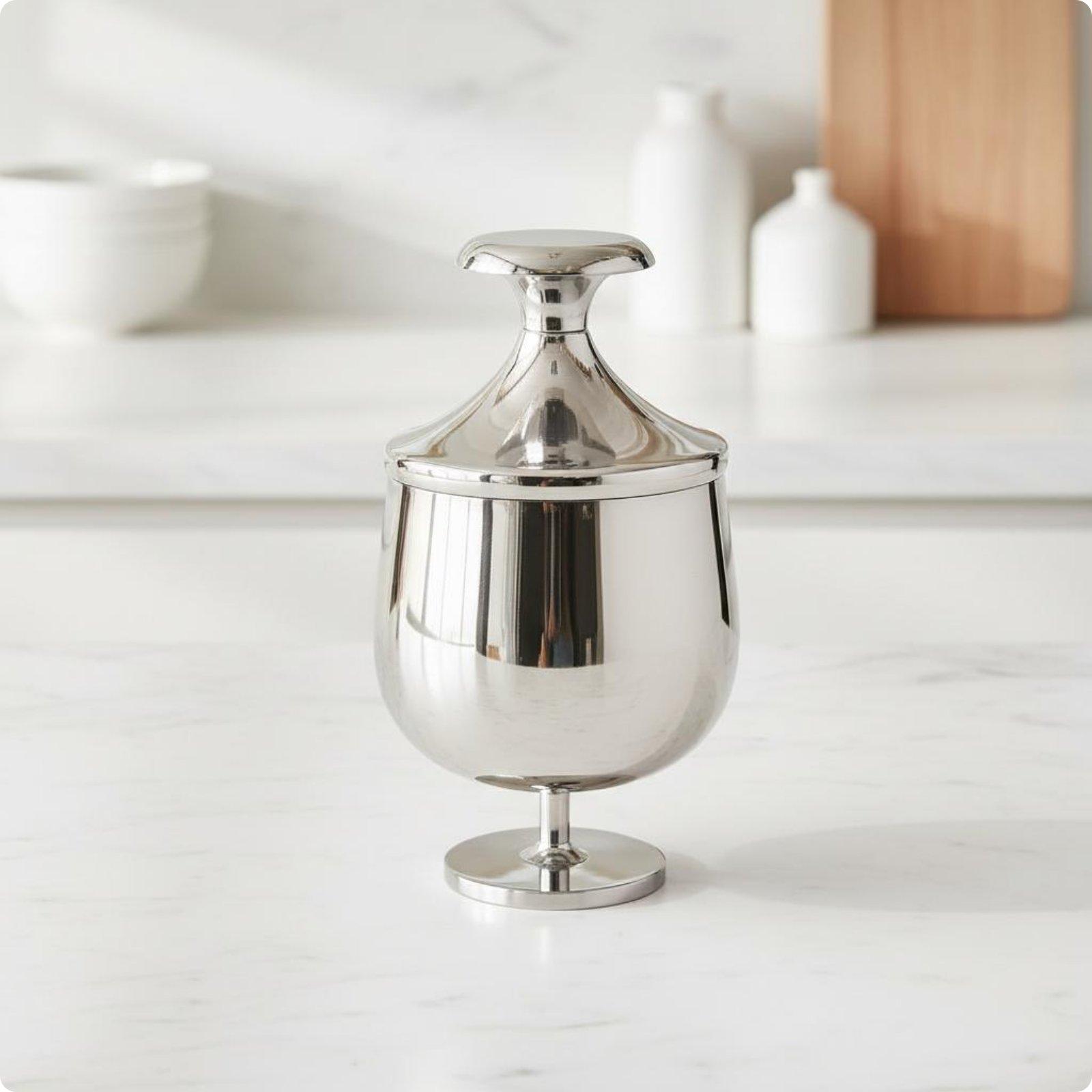 2 Pieces Wine Glass Candy Jar