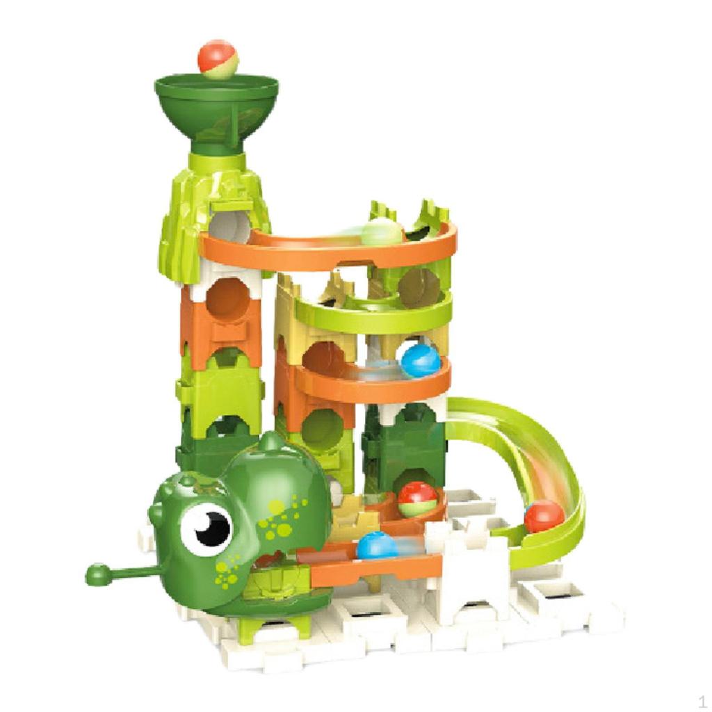 Children's Marble Race Kit, Construction Blocks for Fun Learning Experience
