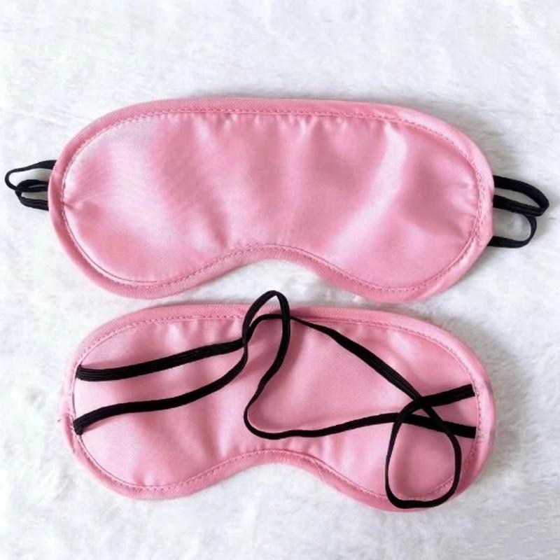 Seidige Schlafmaske Zero Druck Lichtblockierend Elastisches Band Mehrfarbig für Reisen Camping Outdoor Ruhe