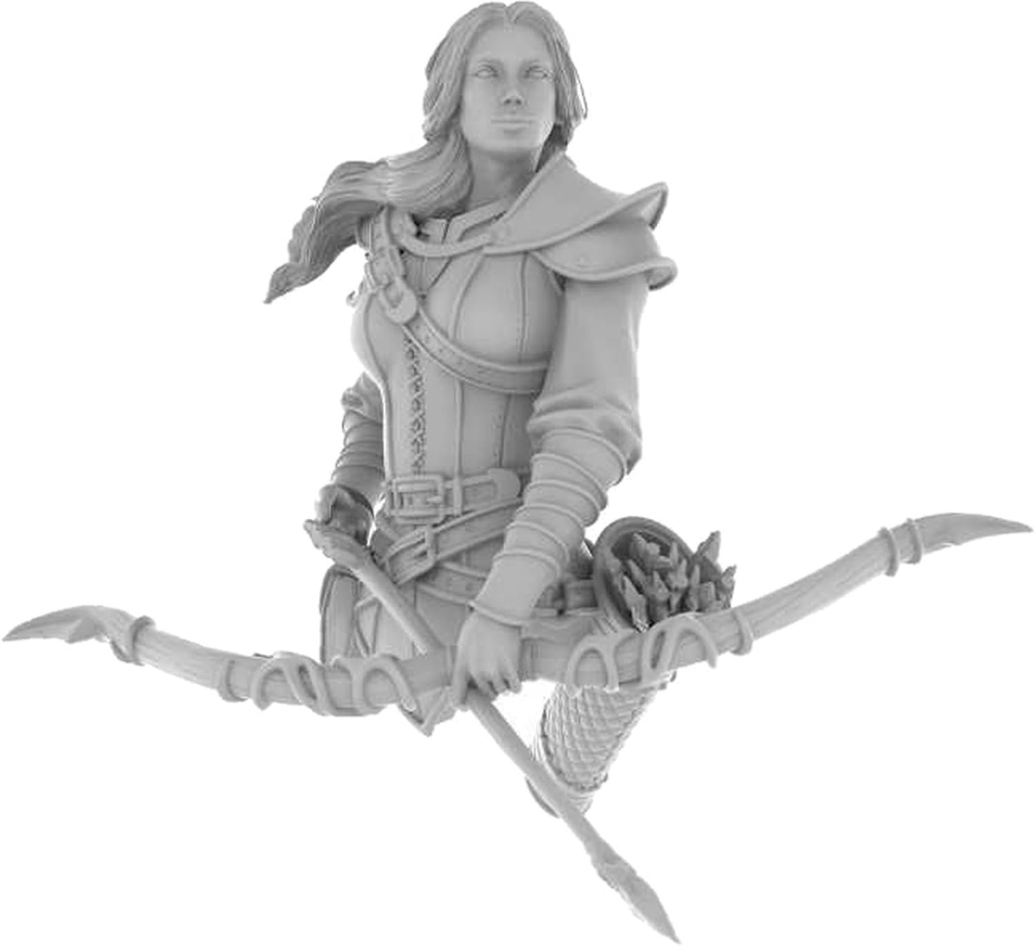 Green Stuff World PRIMAL Collectibles Fighter Catherine Blom 3D Printer Kit 1/12 GSWD-12680 (person)