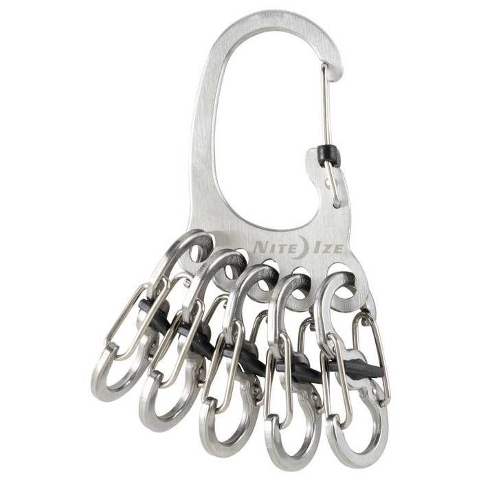 Mousqueton pour clé nite ize klkbf-11-r6 acier inoxydable 1 pc(s)
