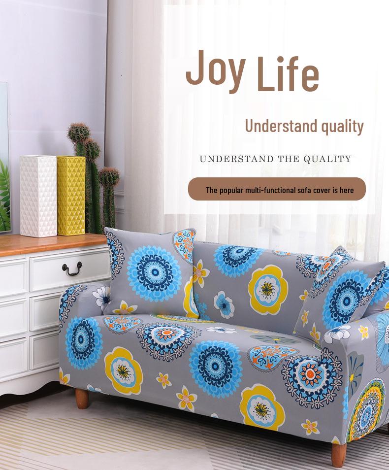 All-Season Elastic Sofa Cover and Cushion Set