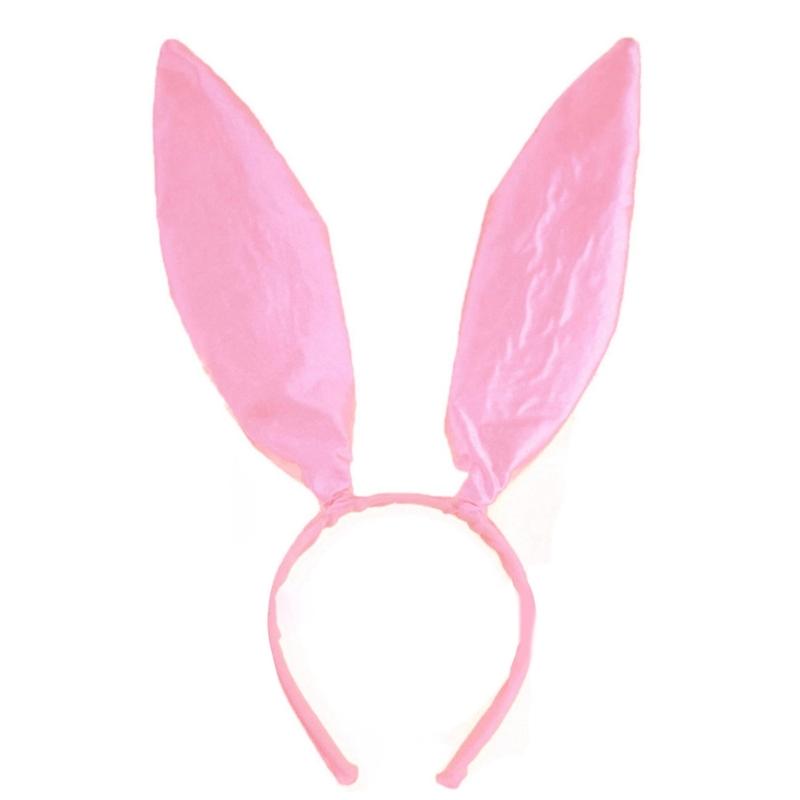 Rabbit Ears Headband Cosplay Costume Hairhoop Necktie Arm Gloves Party Headpiece Masquerades Headdress Animes Outfit