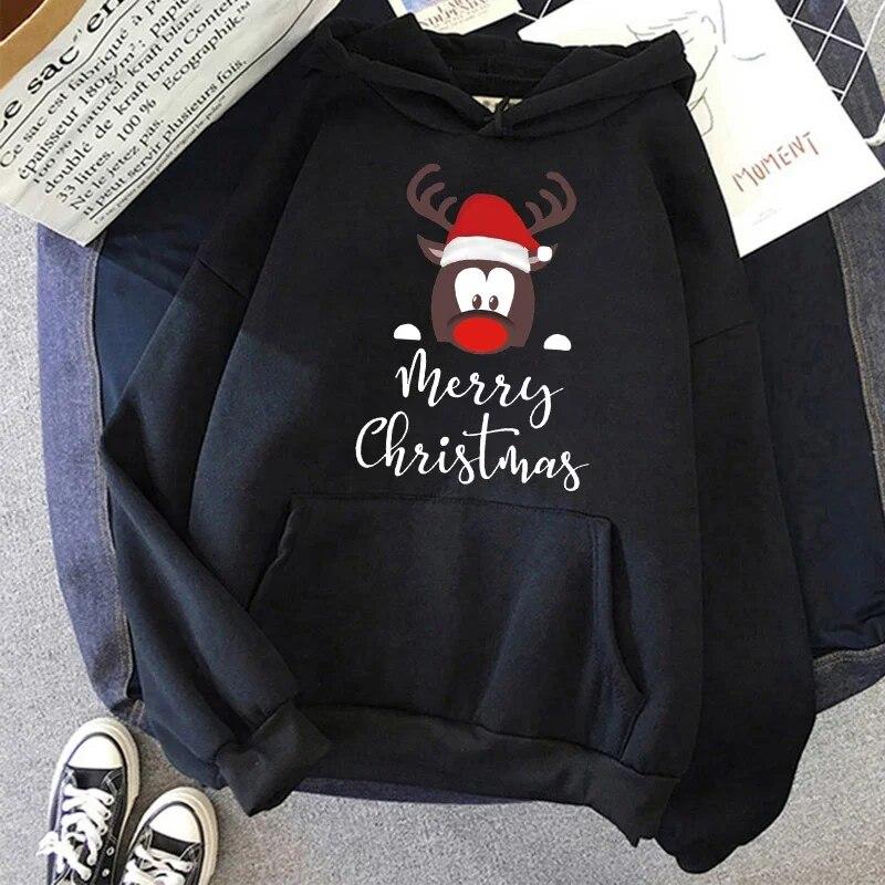 2023 Unisex Women Sweatshirt Unisex/women New Year Merry Christmas Hoodie Leopard Plaid Tree Tops Unisex Graphic Y2k Streetwear Male