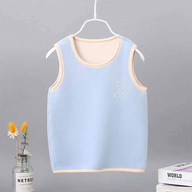 Children's Fleece-Lined Warm Autumn/Winter Vest for Toddlers