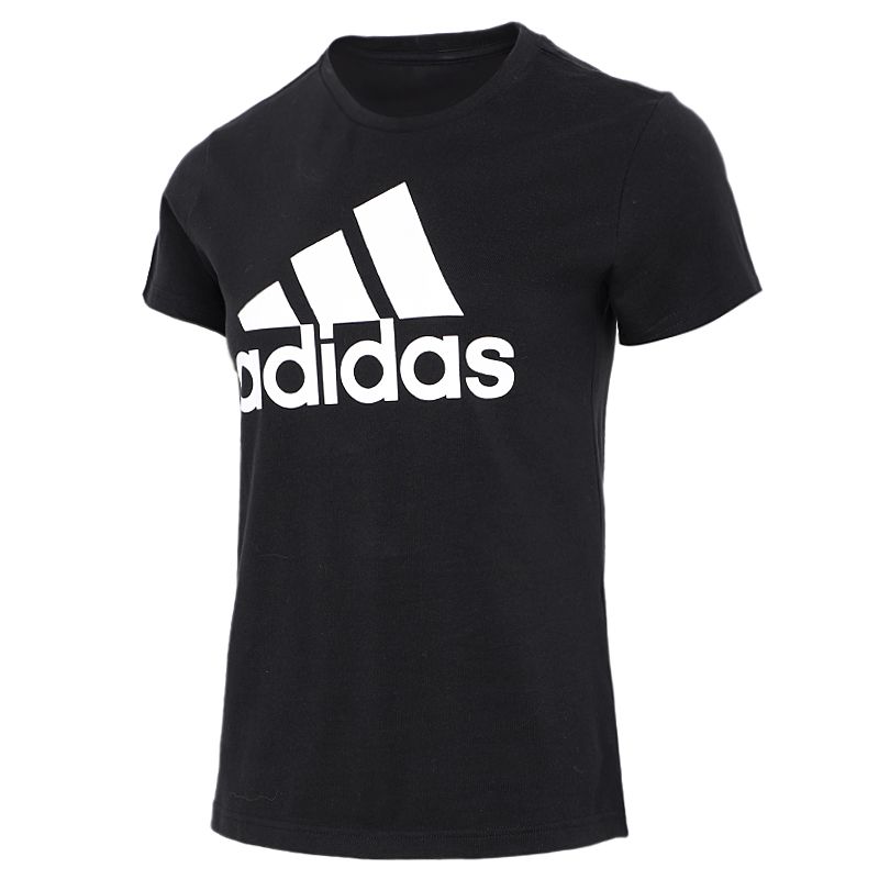 

Adidas Adidas Футболка с коротким рукавом Мужская 2023 Лето Новая Толстовка Женская Повседневная Круглый вырез Черная Парная футболка GL0722/Female S