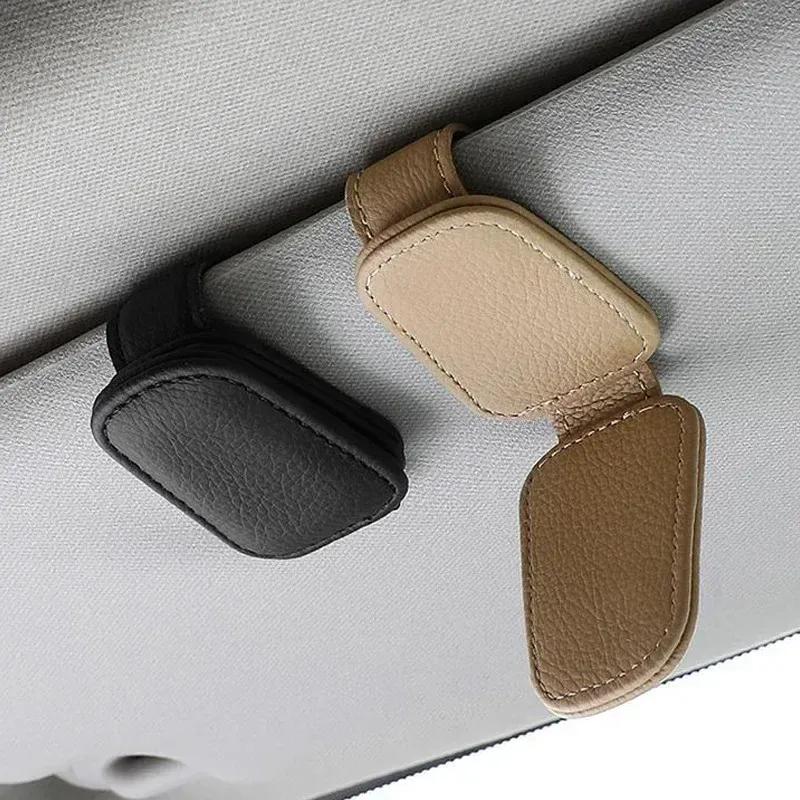 Multifunctional Car Glasses Clip Sun Visor Organizer Ticket Folder