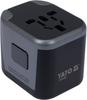 UNIVERSAL TRAVEL ADAPTER 2XUSB 12W - YT-81301