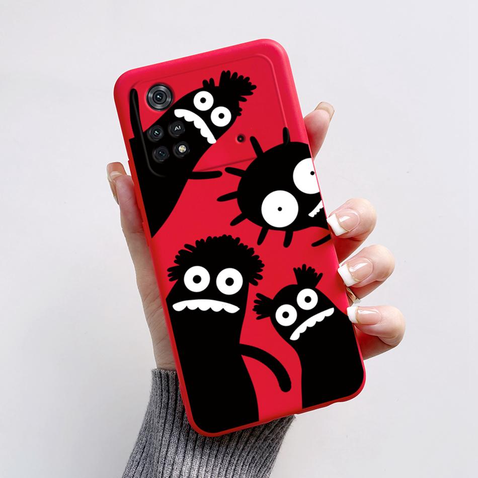 For Xiaomi Poco M4 Pro 4G Case Cute Cartoon Frog Cover Soft Silicone Phone Case For Xiaomi Poco M4 Pro PocoM4 5G Fundas Bumper
