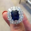European and American fashionable ladies elegant, simple, high-end ring temperament versatile, personalized and creative anniversary ring