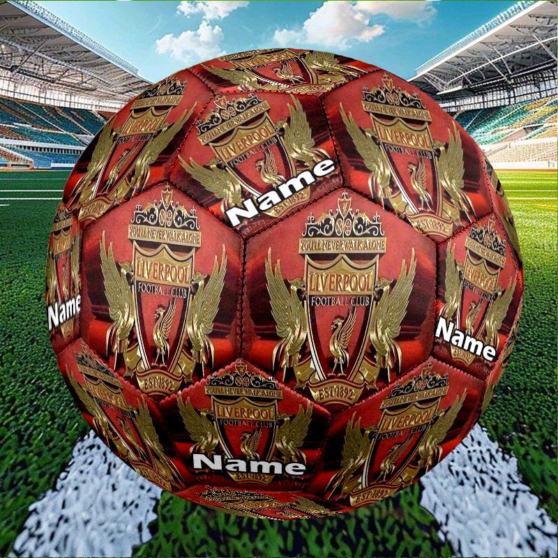 Individueller Name Personalisierte Fußballmannschaft F.C-A Druck Größe 5 Fußball Training & Spiel Fußball, für Team, Kicken, Geschenk für Fußball-Enthusiasten