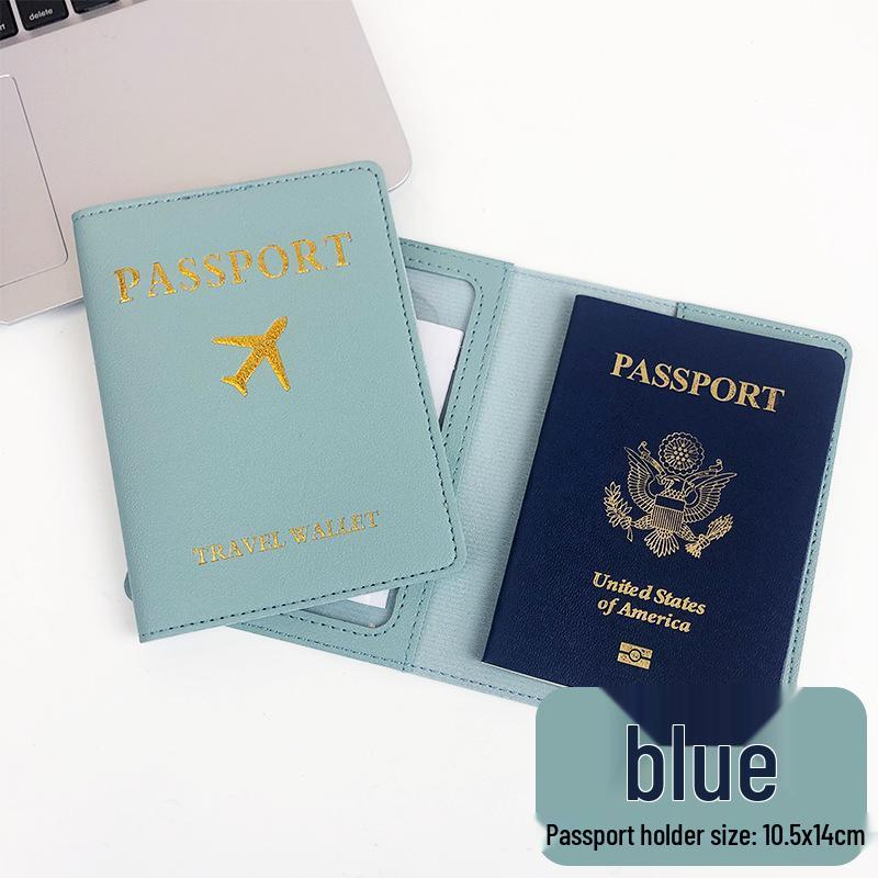 PU Leather Passport and Luggage Tag Set