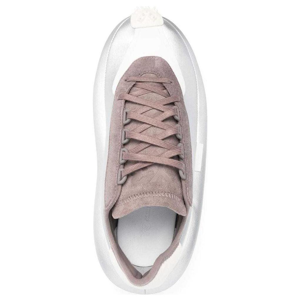 Adidas Y-3 Makura Stříbrná metalická Unisex tenisky Hnědá Krémově bílá HR2000