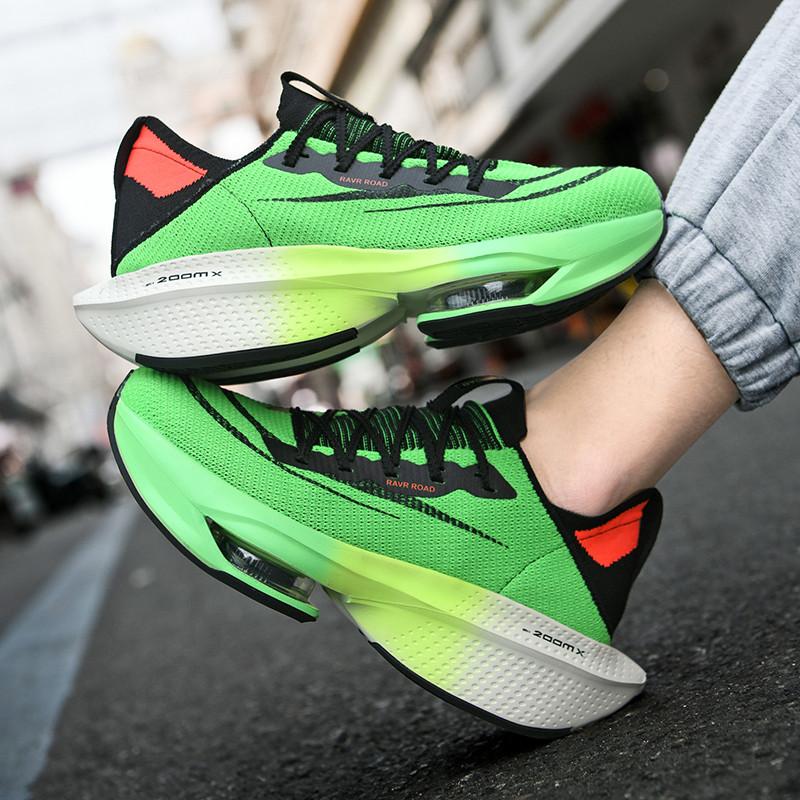 2024 Light Sneaker Professional Marathon Running Shoes Men Women Breath Outdoor Casual Shoes Anti Slip Training Shoes Size 36-45