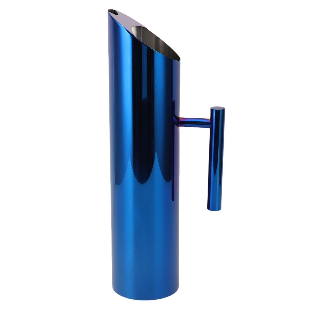 Stainless Steel Water Pitcher with Ice Guard 2L Metal Drink Pitcher Beverage Container with Handle for Iced and Hot Tea
