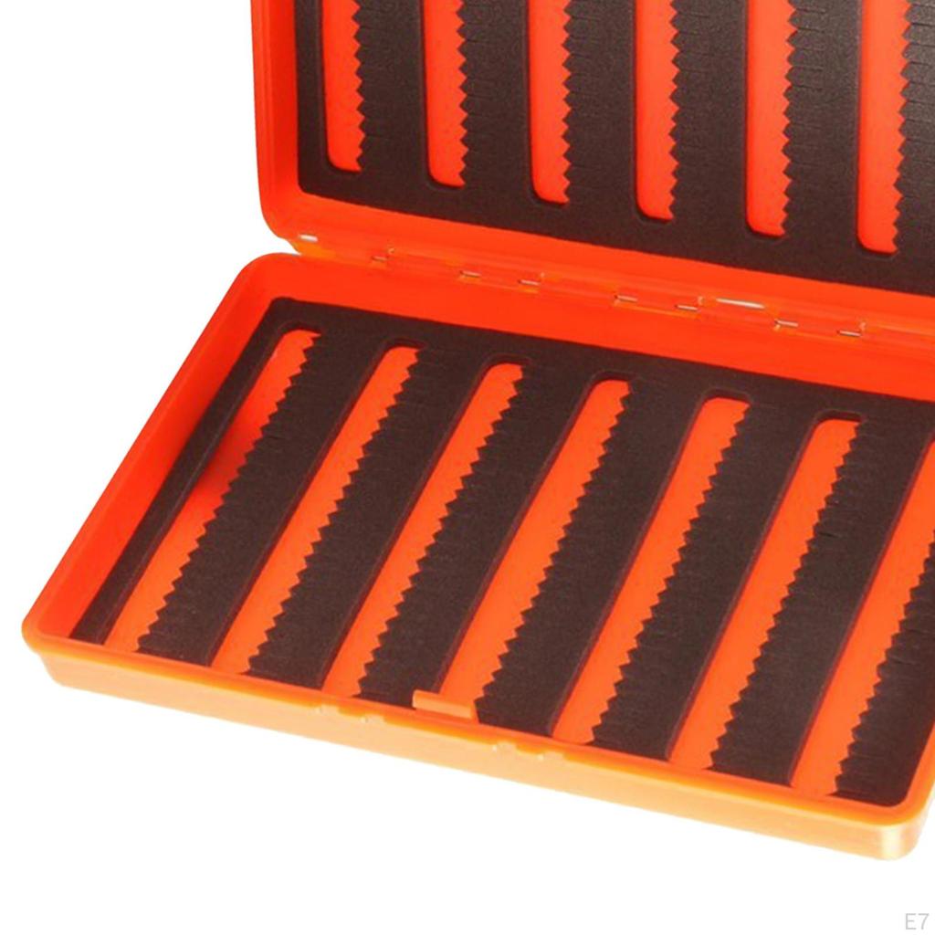 Double Sided Fly Box Hooks Case Portable Streamer Container Organizer
