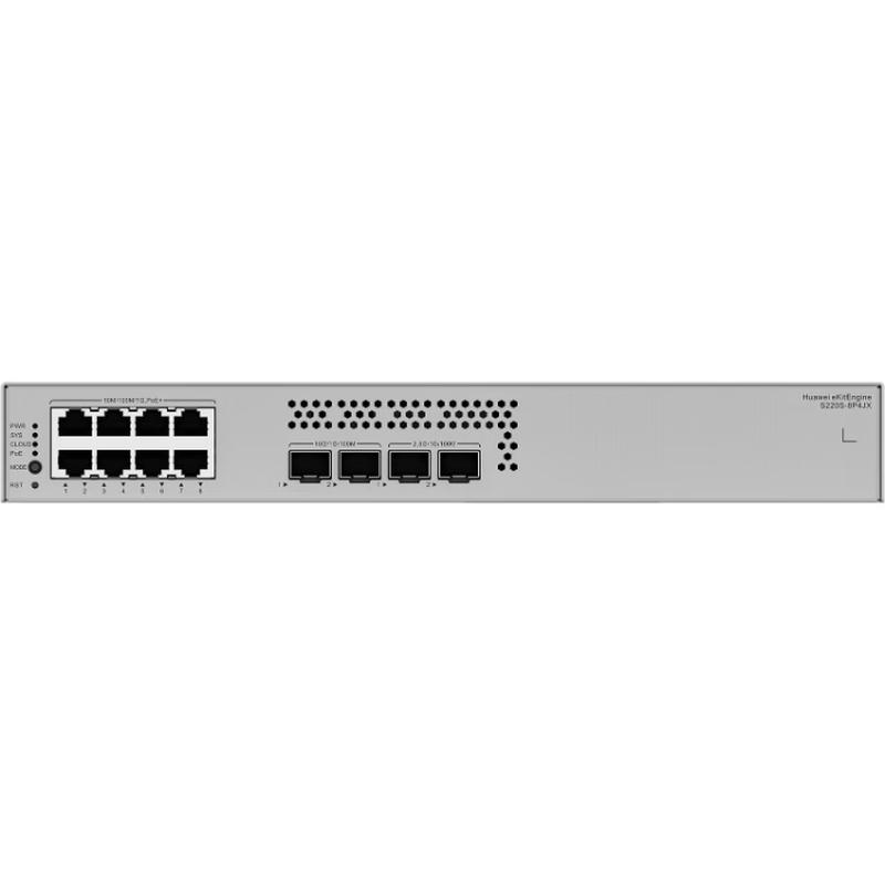 Huawei KunLing S220S-8P4J 8-Port Gigabit Managed PoE Switch with 4x 2.5G Uplinks