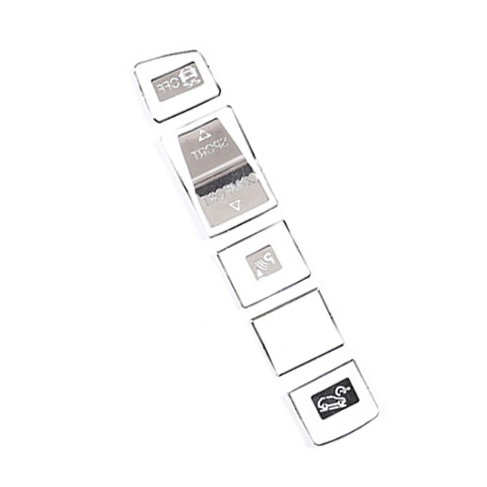 Silver Driving Mode Button Sticker Trim For BMW FOR X5 X6 F15 F16 2014-2018 LHD Button Switch Button Decoration China Mainland
