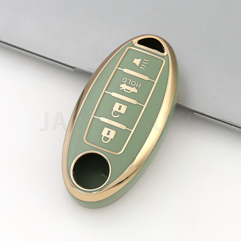 Anti-Scratch TPU Car Key Case For Nissan Sentra Leaf Rogue Sunny Versa Patrol X-Trail Qashqai GT-R Kicks Key Cover for Infiniti