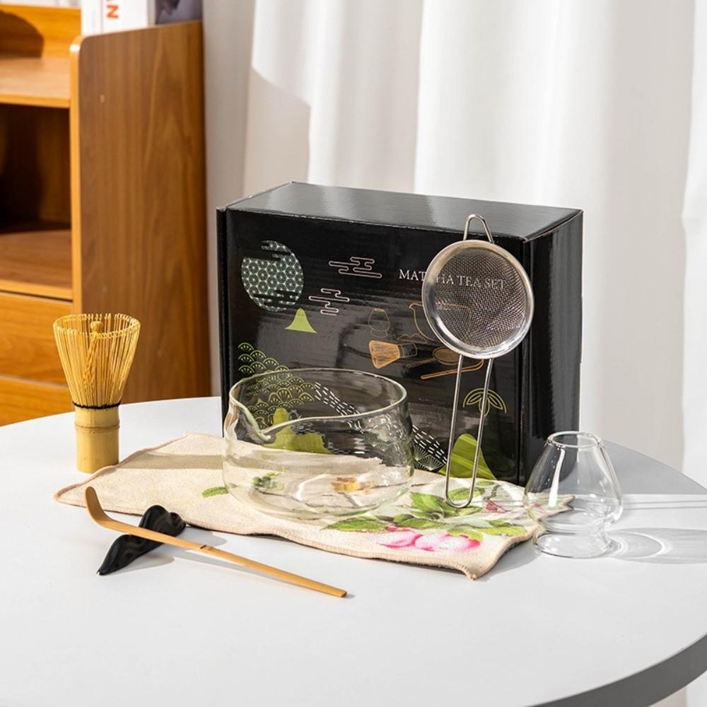 Smooth Matcha Making Kit with Pouring Spout Japanese Tea Set New Matcha Whisk Set  Tea Lovers