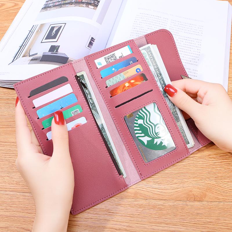 2024 Women's Long Heart-Shaped Wallet with Multi-Card Slots and Phone Compartment