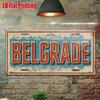 D Flat pc D Flat xinch Metal Wall Decoration Plaque  Vintage Commemorative Year Number Limited Edition Wall Deco